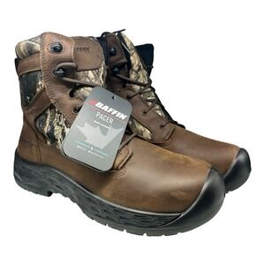 Baffin Brown Mossy Oak Camouflage Pacer Hunting Hiking Boots Men's 12 Gorpcore